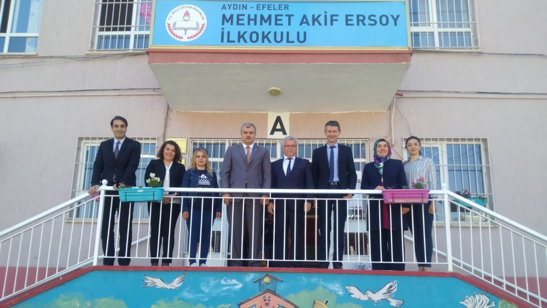 İl Müdürümüz Sayın OKUMUŞ Efeler Mehmet Akif Ersoy İlkokulunu Ziyaret Etti