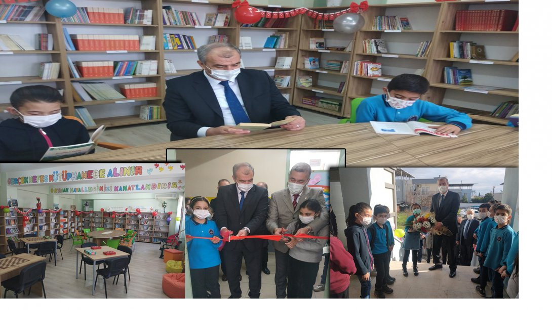 İl Müdürümüz Sayın Seyfullah OKUMUŞ Efeler Umurlu Umurbey İlkokulu Kütüphane Açılışını Yaptı