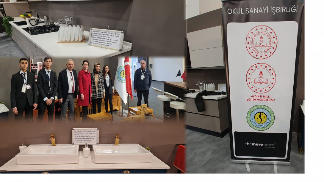 Mimar Sinan Mesleki ve Teknik Anadolu Lisesi Mobilya ve İç Mekan Tasarımı Alanı Öğretmen ve Öğrencilerinin Ürettiği Ürünler Uluslararası Mobilya Fuarında Sergileniyor