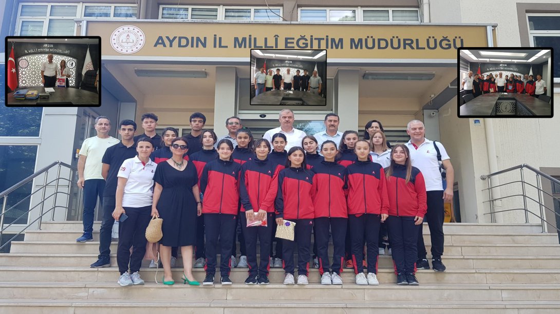İl Milli Eğitim Müdürümüz Sayın Seyfullah OKUMUŞ Dünya ve Türkiye Şampiyonu Sökeli Öğrencilerimiz İle Bir Araya Geldi