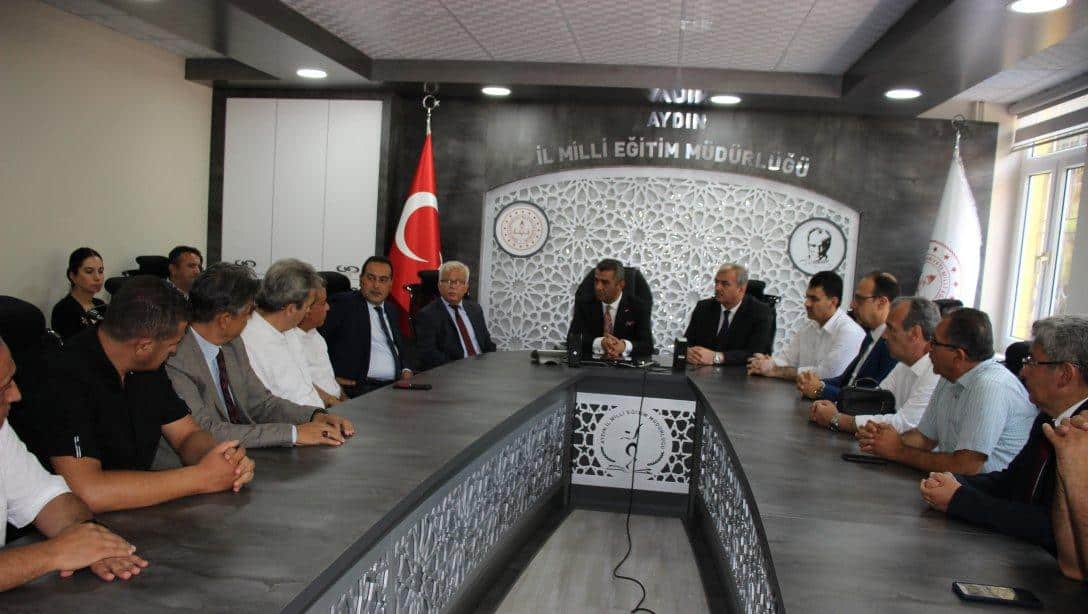 İl Milli Eğitim Müdürümüz Sayın Süleyman EKİCİ, Müdürlüğümüz Yöneticileri İle Tanışma Toplantısı Gerçekleştirdi.