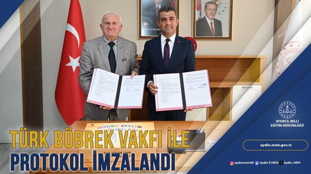 Türk Böbrek Vakfı ile Protokol İmzalandı